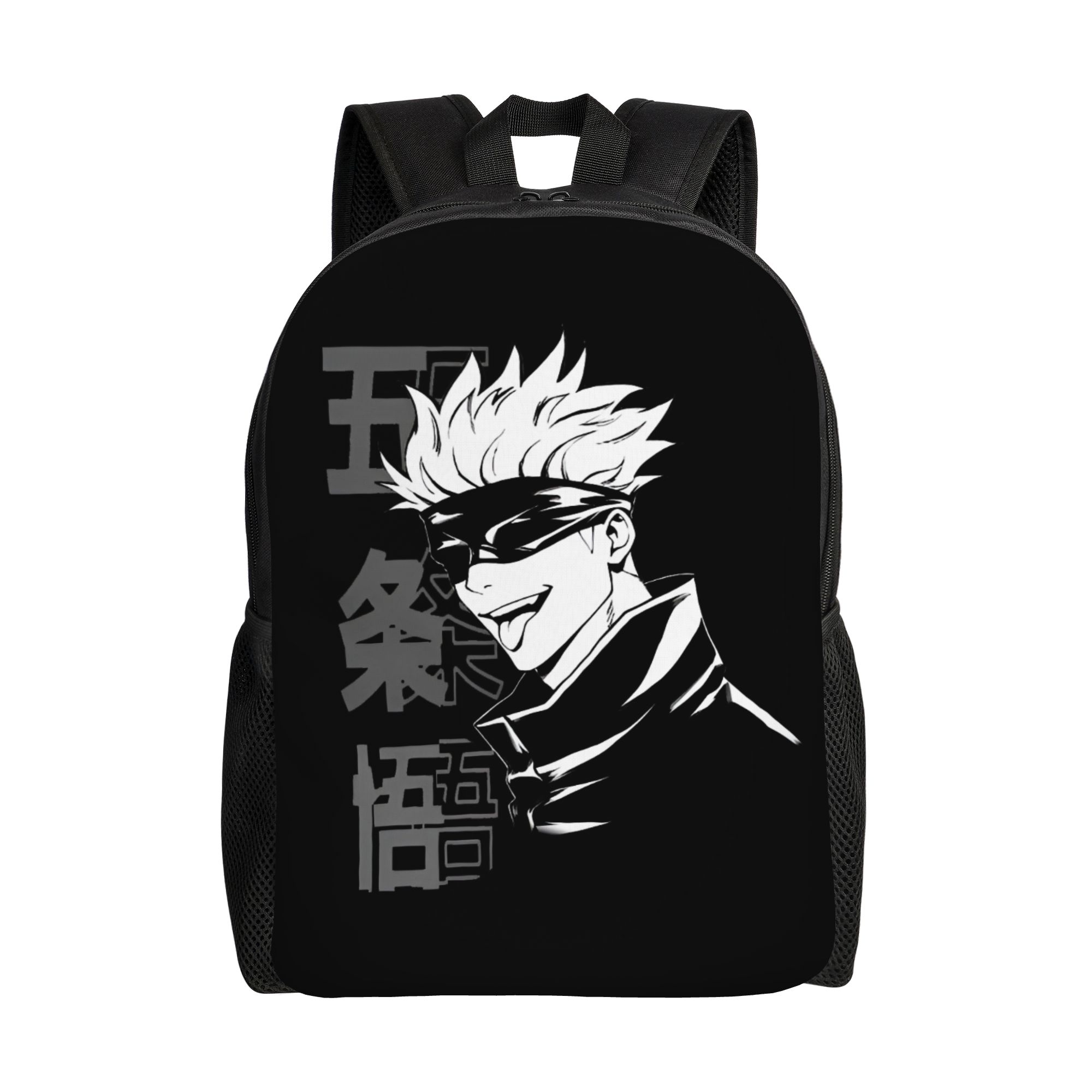Laptop Accessories Bag For Men - กระเป๋าเป้สะพายหลัง J-Jujutsus K-Kaisens แบบกำหนดเองสำหรับผู้หญิงผู้ชายนักเรียนวิทยาลัยกระเป๋าหนังสือเหมาะกับแล็ปท็อปขนาด 15 นิ้วฮาราจูกุการ์ตูนอะนิเมะกระเป๋า