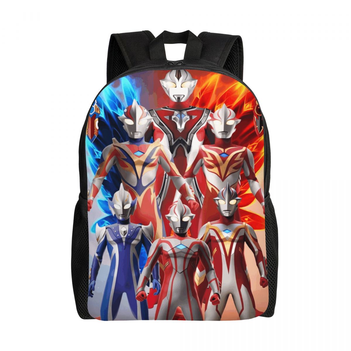 Laptop Accessories Bag For Men - 3D พิมพ์การ์ตูน U-Ultramanes กระเป๋าเป้สะพายหลังสำหรับเด็กผู้หญิงเด็กผู้ชายกระเป๋าเดินทางโรงเรียนวิทยาลัยผู้หญิงกระเป๋าหนังสือผู้ชายเหมาะกับแล็ปท็อปขนาด 15 นิ้ว