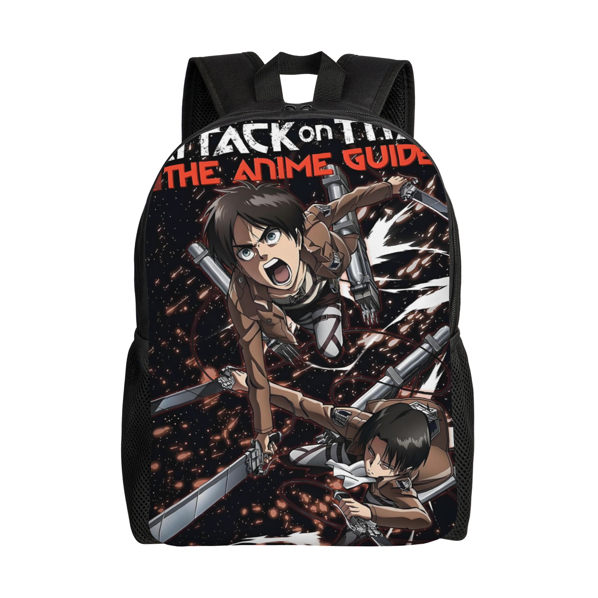 Laptop Accessories Bag For Men - กระเป๋าเป้สะพายหลัง Attack on Titans สำหรับผู้ชาย ผู้หญิง