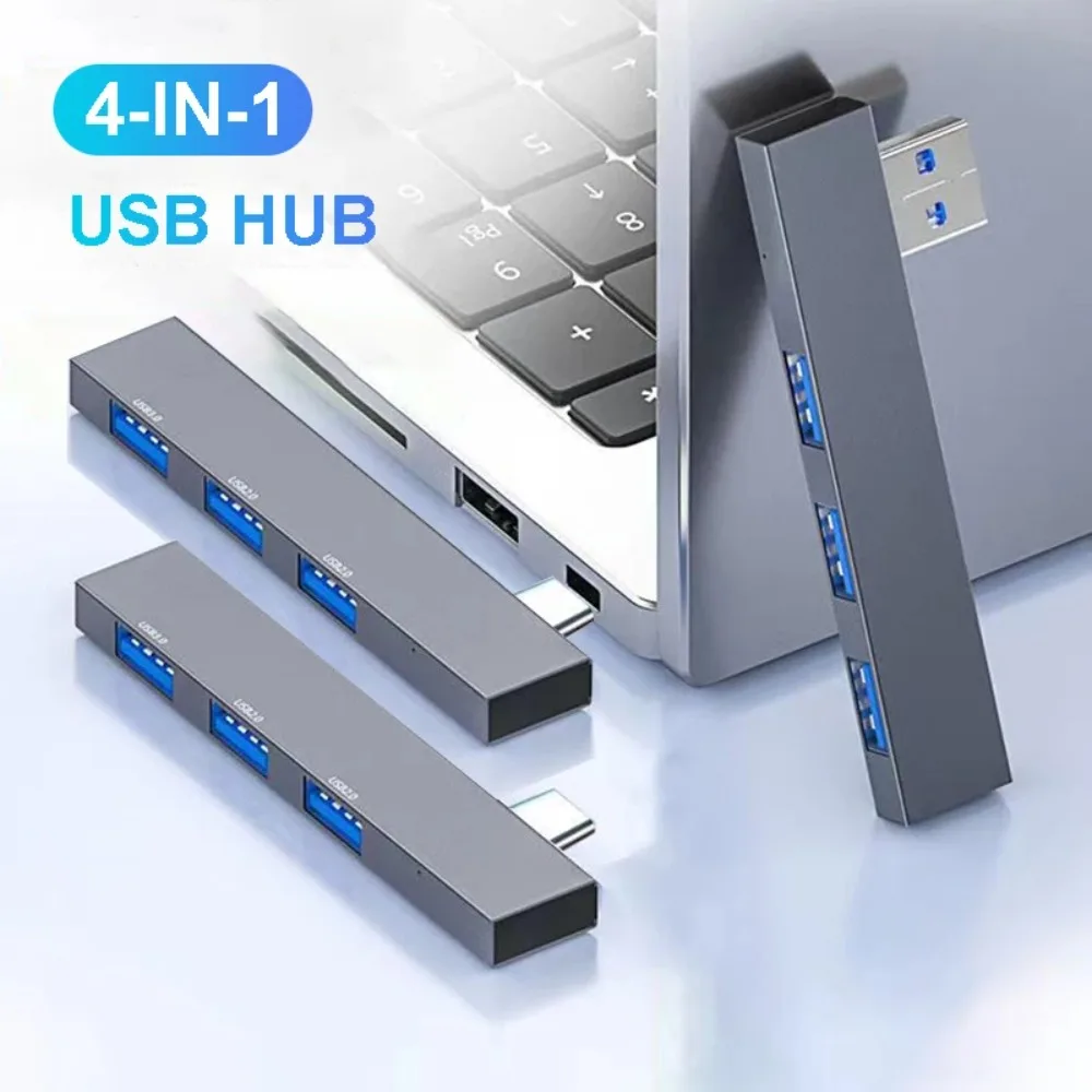 Laptop Accessories Hub - อะแดปเตอร์ USB Splitter OTG หลายพอร์ต USB