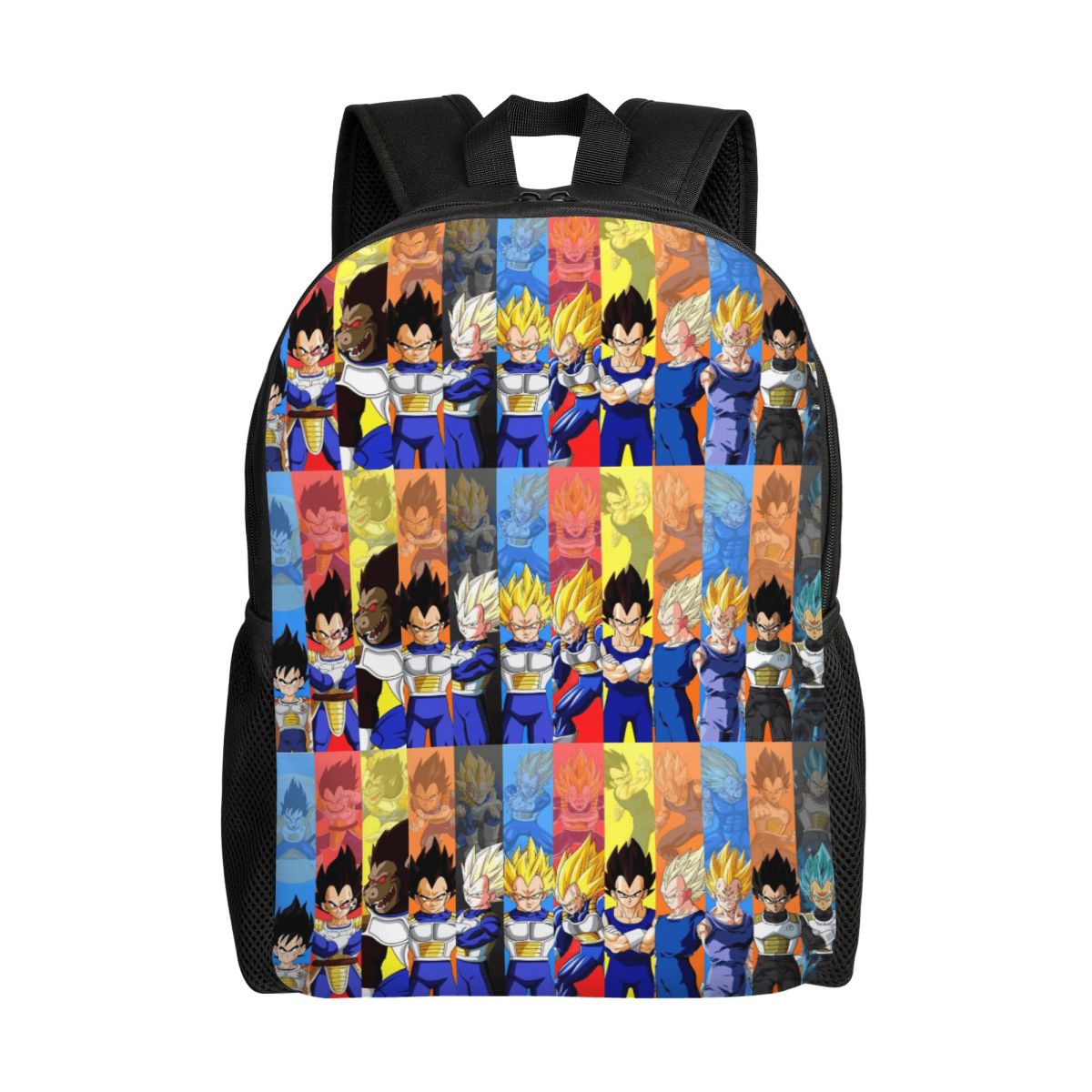 Laptop Accessories Bag For Men - 3D พิมพ์ลายใหม่ล่าสุด V-Vegetaes กระเป๋าเป้สะพายหลังสำหรับเด็กหญิงเด็กชายมังงะโรงเรียนกระเป๋าเดินทางวิทยาลัยกระเป๋าเป้สะพายหลังผู้ชายผู้หญิงกระเป๋าใส่หนังสือเหมาะกับแล็ปท็อปขนาด 15 นิ้ว