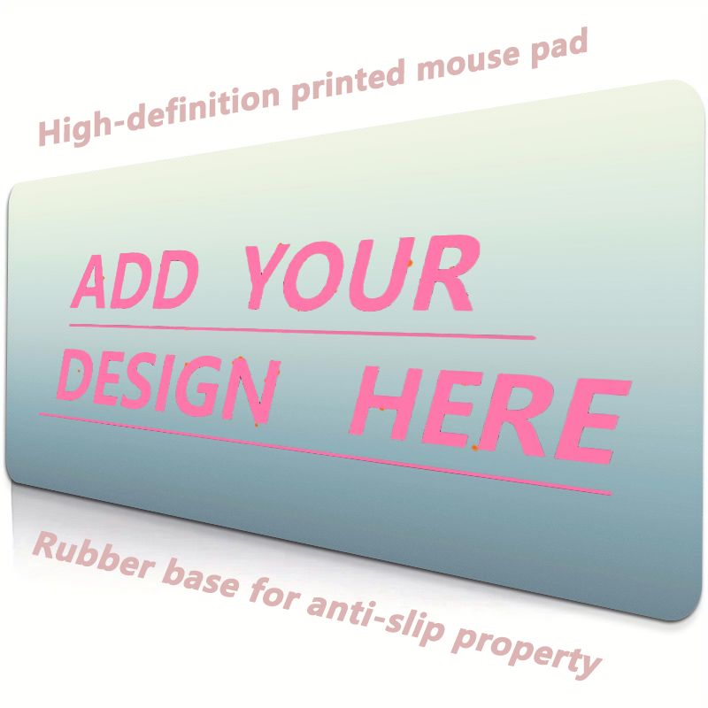 Laptop Accessories For Gift - แผ่นรองเมาส์เกมมิ่งแบบมีรูปภาพส่วนตัว แผ่นรองโต๊ะพร้อมรูปภาพที่ปรับแต่งได้ แผ่นรองเมาส์ขนาดใหญ่สำหรับคอมพิวเตอร์พีซีและแล็ปท็อป อุปกรณ์เสริมคอมพิวเตอร์ ของขวัญ