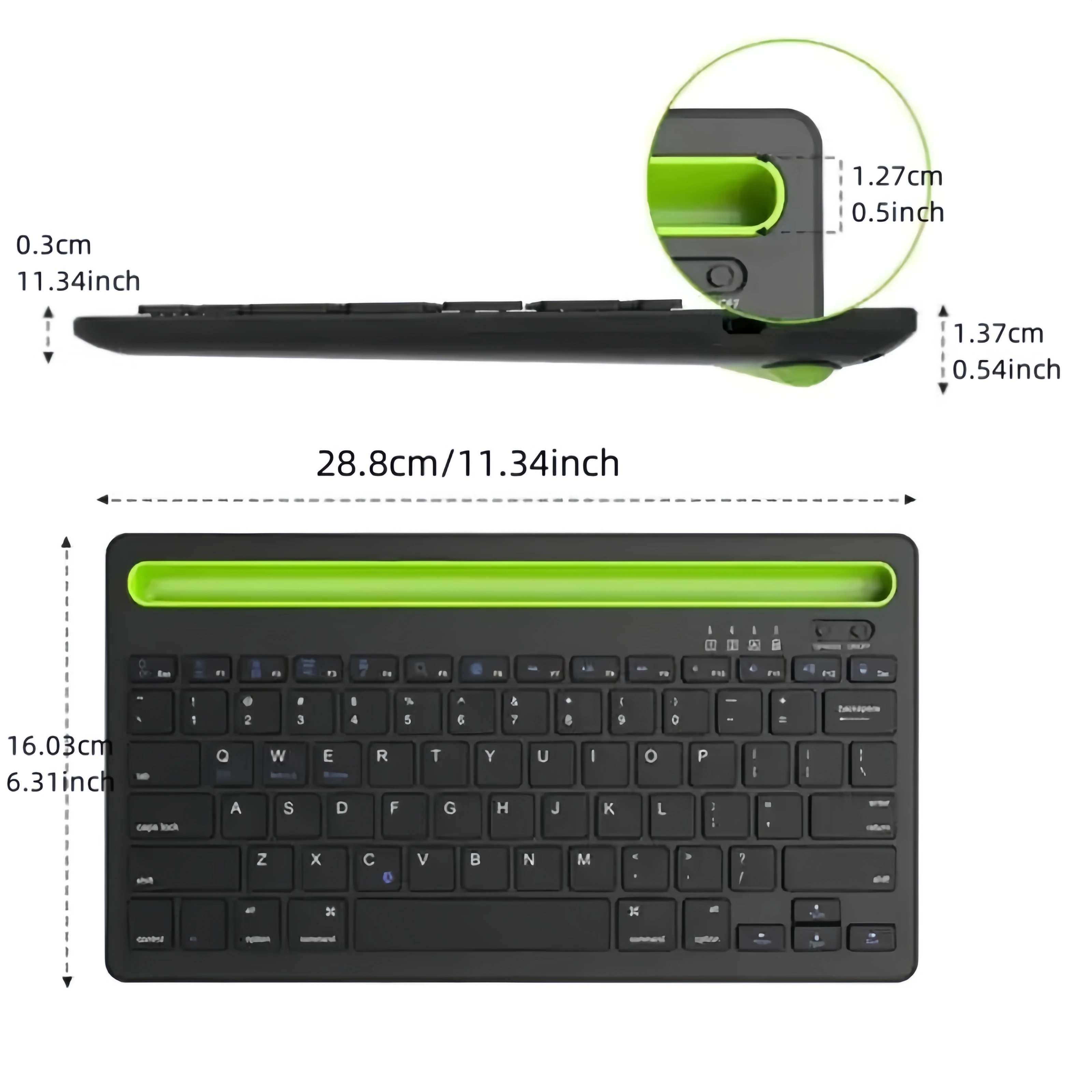 แป้นพิมพ์บลูทูธเข้ากันได้กับระ - Laptop Accessories For Office บทวิจารณ์และราคา