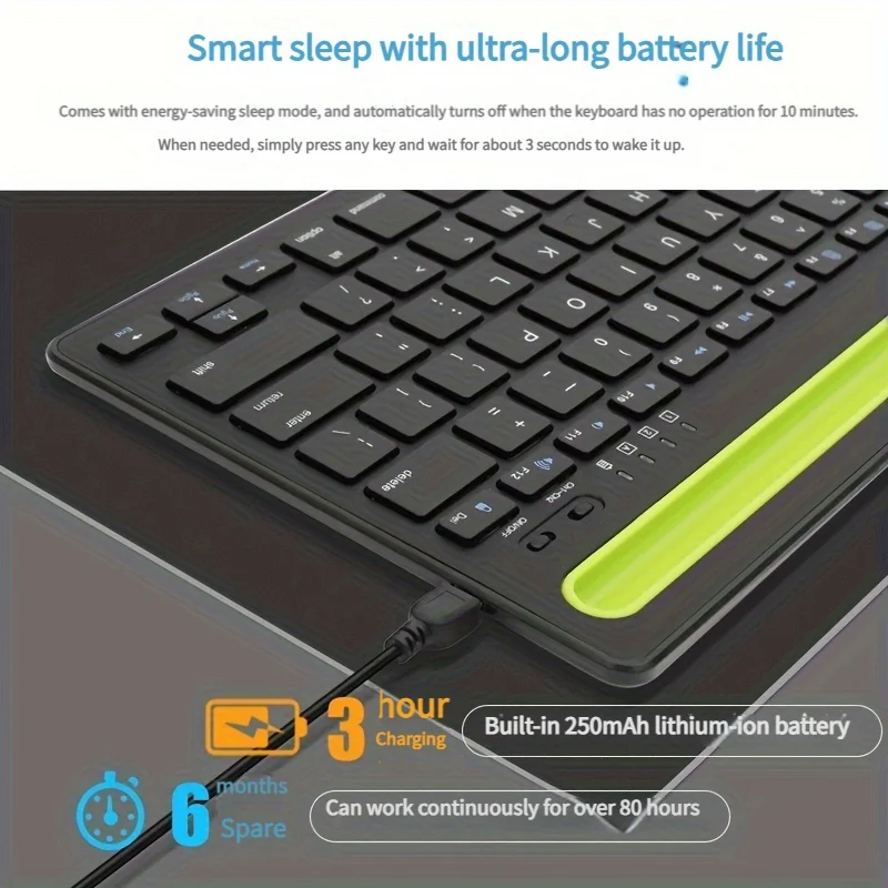 แป้นพิมพ์บลูทูธเข้ากันได้กับระ - Laptop Accessories For Office บทวิจารณ์และราคา