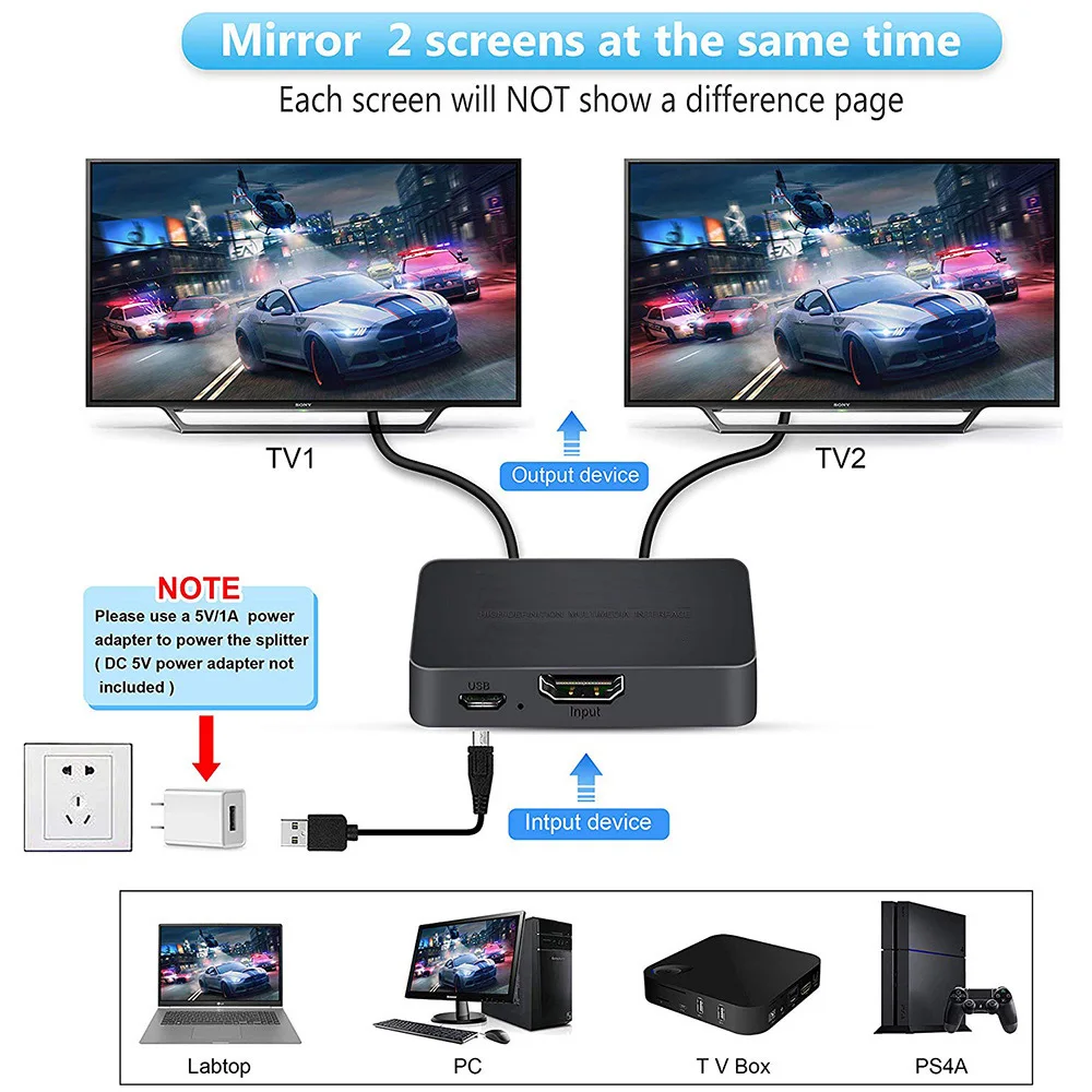 สวิตช์ 1-in-2-Out 4K วิดีโอ HD - Laptop Accessories Display บทวิจารณ์และราคา
