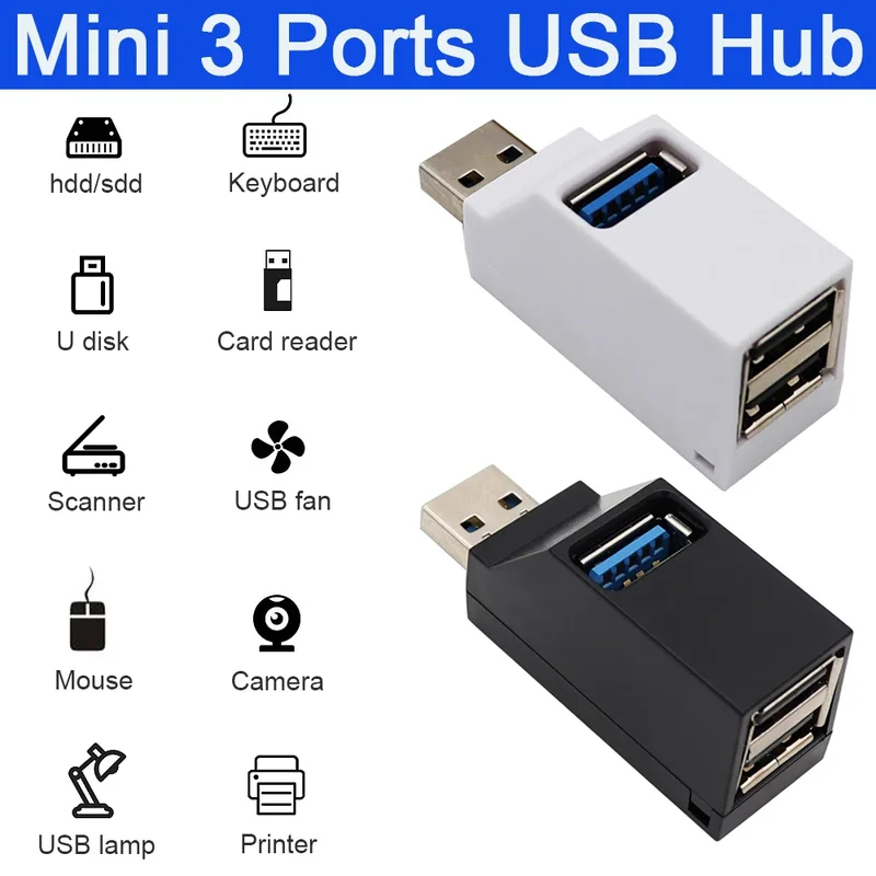 อะแดปเตอร์ HUB ขยายพอร์ต มินิ  - Laptop Accessories Hub บทวิจารณ์และราคา