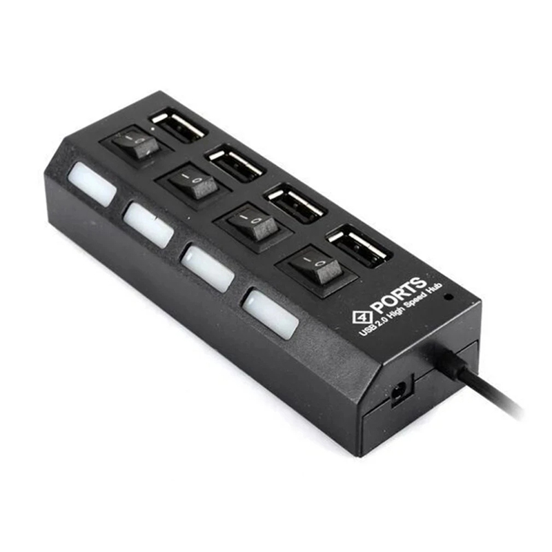 4 พอร์ตยูเอสบี 2.0 ฮับส่วนต่อข - Laptop Accessories Hub บทวิจารณ์และราคา
