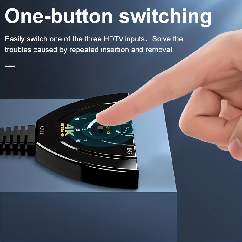 4K * 2K 3 พอร์ต HDTV เข้ากันได - Laptop Accessories Hub บทวิจารณ์และราคา