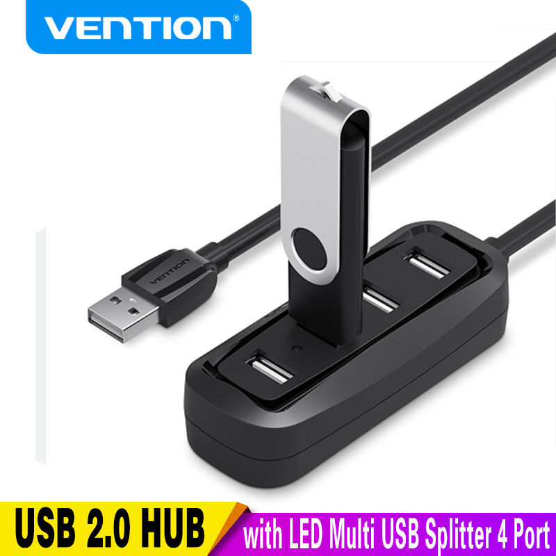 Vention ฮับ2.0 USB 4พอร์ตพร้อม - Laptop Accessories Hub บทวิจารณ์และราคา