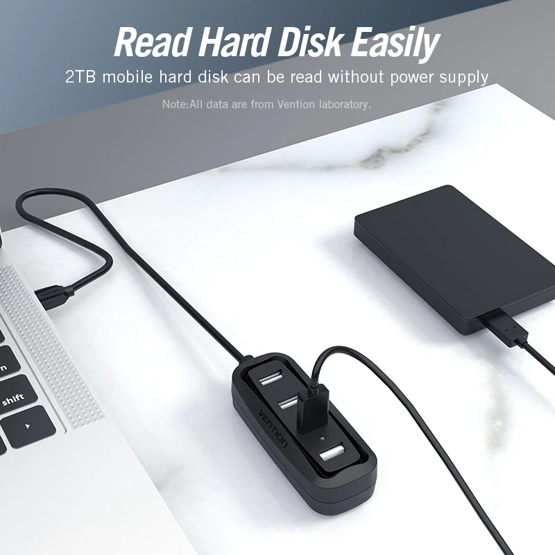 Vention ฮับ2.0 USB 4พอร์ตพร้อม - Laptop Accessories Hub บทวิจารณ์และราคา