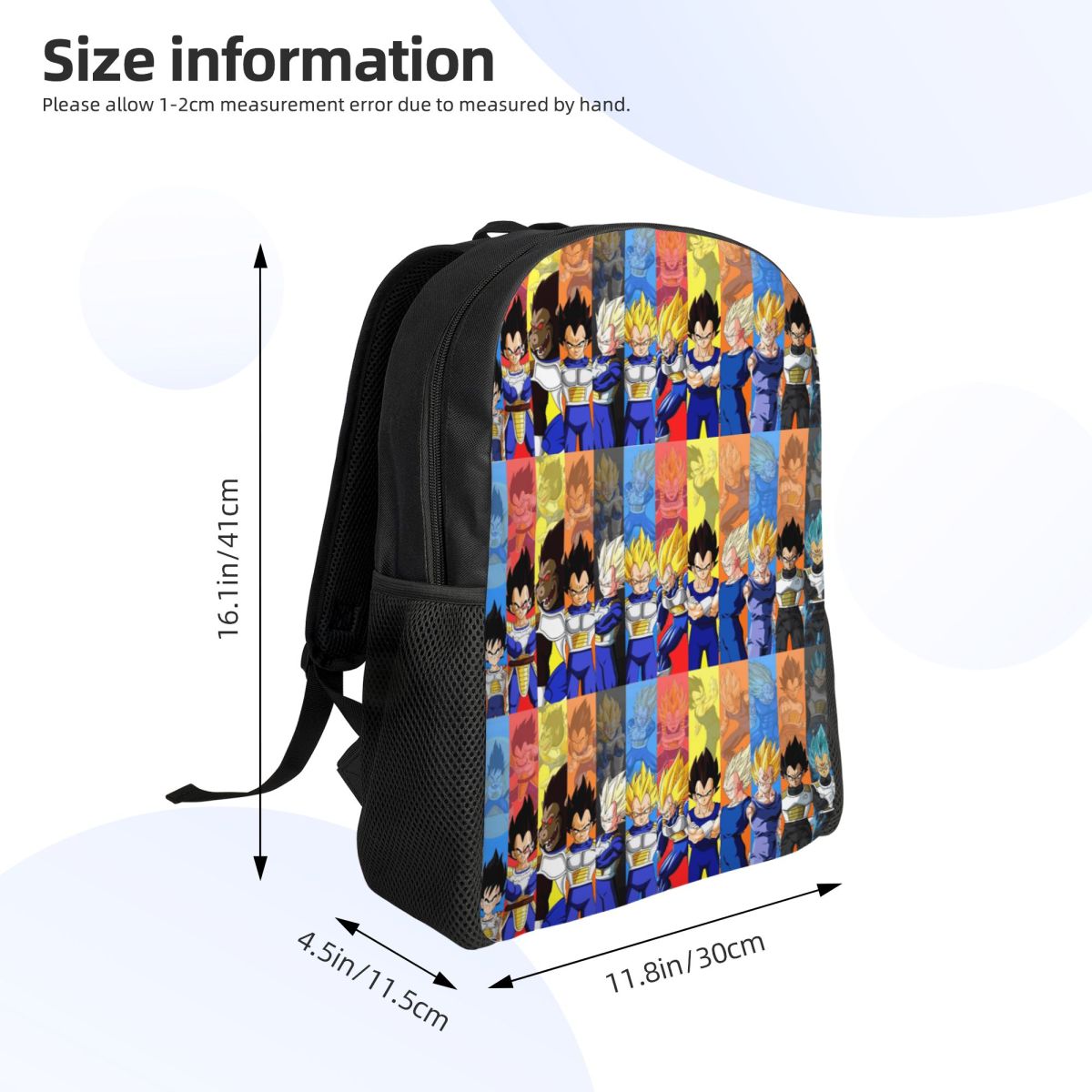 3D พิมพ์ลายใหม่ล่าสุด V-Vegeta - Laptop Accessories Bag For Men บทวิจารณ์และราคา