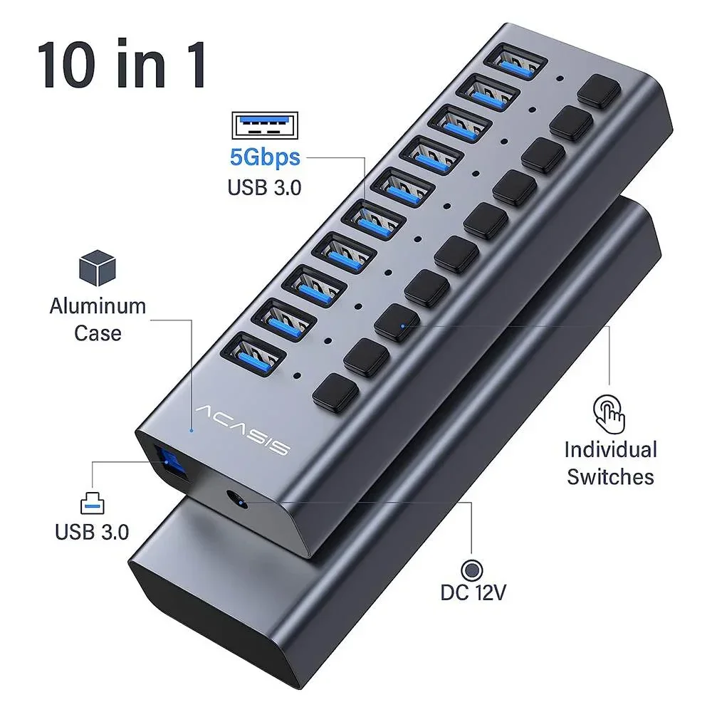 อะคาซิส ยูเอสบี สปลิตเตอร์ ฮับ - Laptop Accessories Hub บทวิจารณ์และราคา