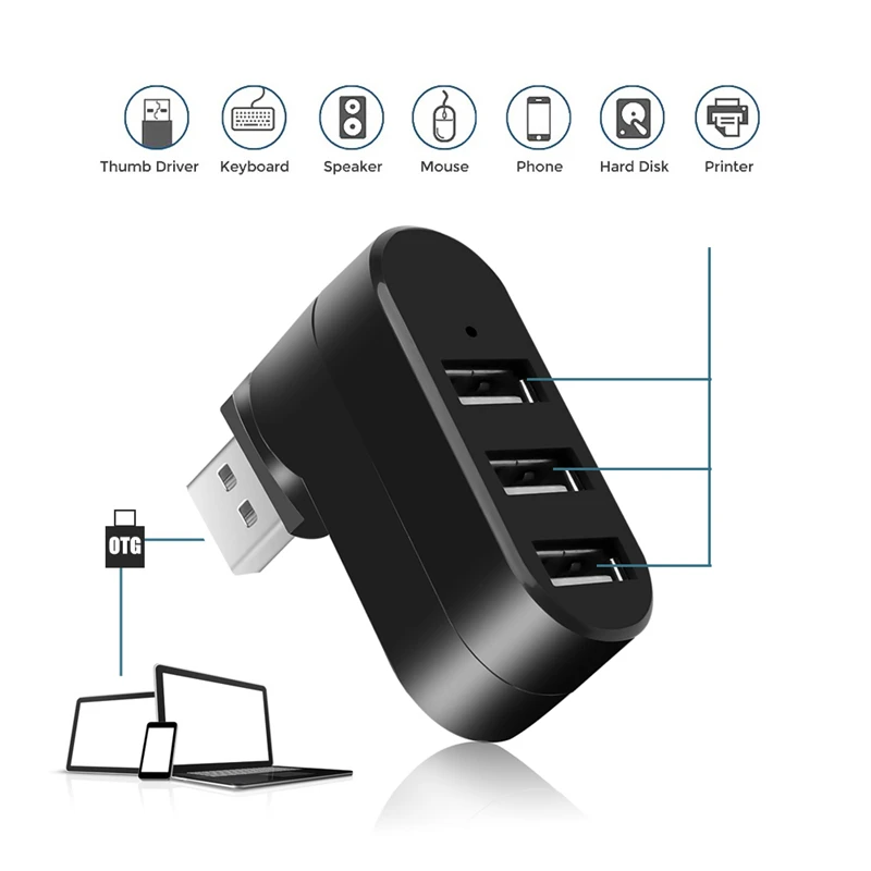 ฮับ USB 2.0 แบบ 3 พอร์ต รุ่นให - Laptop Accessories Hub บทวิจารณ์และราคา