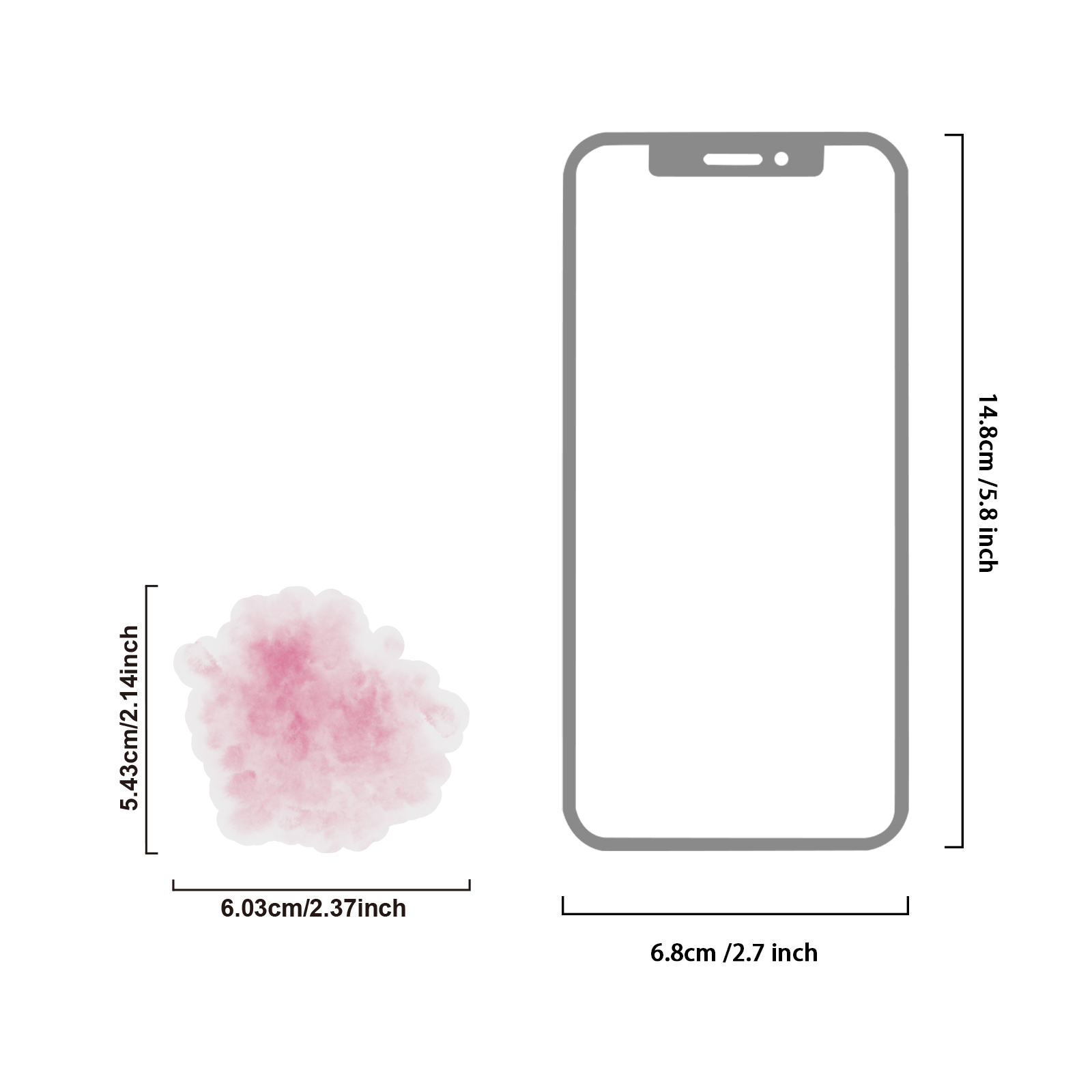 สติกเกอร์ลายขอบขนมหวานสีชมพู E - Laptop Accessories Display บทวิจารณ์และราคา