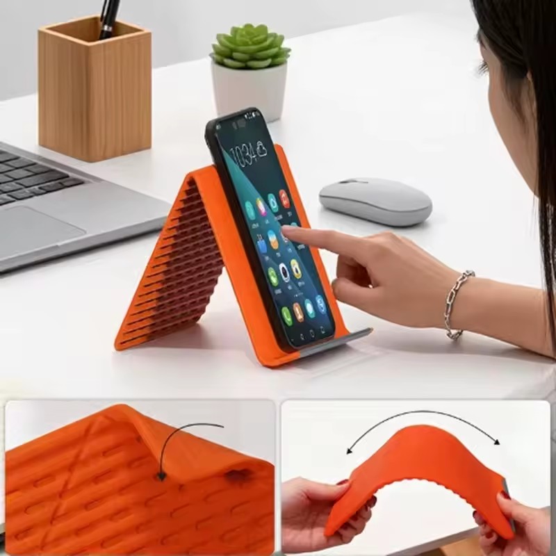 ขาตั้งโทรศัพท์แบบพกพาซิลิโคนสำ - Laptop Accessories For Office บทวิจารณ์และราคา